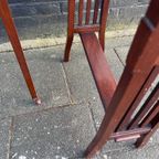 Antiek Engels Mahonie Hangoortafeltje, Inklapbaar,61 Cm Hoog thumbnail 10