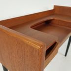 Vintage Teakhouten Sidetable | Hal Kastje Deense Parel Teak thumbnail 6