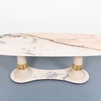 Spectacular Marble Table / Eettafel / Marmer By Vittorio Dassi, 1950’S Italy thumbnail 2