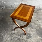 X-Shaped Leg Side Table thumbnail 13