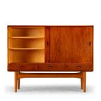 Deens High Teak Sideboard In Teak With Oak Base, 1960S thumbnail 4