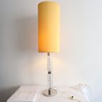 Vintage, Richard Essig Design Vloer/Tafellamp Met Hoge Kap, Jaren '70. thumbnail 5