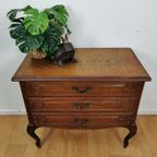 Vintage Queen Ann Ladekastje Ladekast, Commode Dressoir 010 thumbnail 3