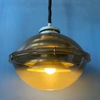 Vintage Space Age Hanglamp Door Herda / Mid Century Verlichting Armatuur / Guzzini Stijl Retro La thumbnail 2