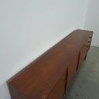 Teak Fineer Dressoir Met Lades Vintage thumbnail 17