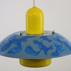 Unieke Blauwe En Gele Moderne Plafondlampen Van Formlight *** Model 52520 *** Denemarken 1970'S *** thumbnail 9