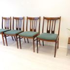 Vintage Stoel Eetkamerstoel Jaren 60 Design Palissander thumbnail 7