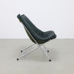 Fauteuil Leer Teun Van Zanten Molinari, 1970S thumbnail 10