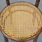 Set Van 5 Charmante, Zeer Elegante Antieke Thonet Design Bistro/ Eetkamerstoelen thumbnail 9