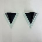 Set Of 2 Post Modern Wall Lamps Sconce , 1980S thumbnail 4