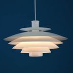 Geweldige Witte Deense Plafondlamp *** Deens Design *** Form Light *** Model 52610 *** Zeldzaam * thumbnail 7