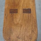 Stijlvolle En Tijdloze Antieke Halbank/ Bank Voor Aan De Eettafel Met Een Mooi Patina thumbnail 10