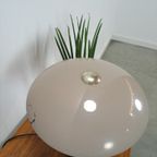 Tafellamp Met Marmeren Voet En Zeskant Chromen Frame thumbnail 8