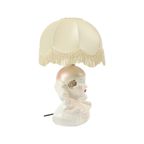Jaren 70 Pierrot Lamp Tafellamp Gelakte Resine Frankrijk thumbnail 5