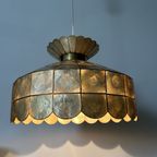 Vintage Mother Of Pearl Hanging Lamp 1970S thumbnail 44