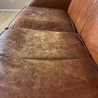 Chesterfield Look 3 Zits Bank + Fauteuil - Bruin - Leder thumbnail 16