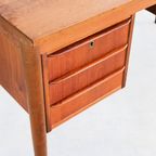 Vintage Laag Bureau | Teak | Jaren 60 | Deens thumbnail 10