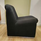 Vintage Giancarlo Piretti Alky Fauteuil Stoel Zwart thumbnail 4