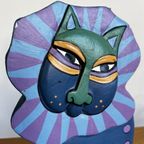 Laurel Burch Style Cat thumbnail 3