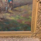 Arnout Van Gilst. Schilderij "Ploegman". thumbnail 4