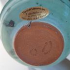 Vintage Aardewerk Schaaltje, Hand Gemaakt, Aqua Blauw thumbnail 25
