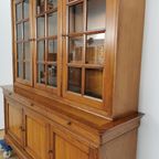 Antieke Vintage Landelijke Boekenkast Buffetkast Wandkast Vitrinekast thumbnail 10