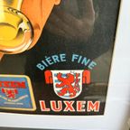 Vintage Wanddecoratie / Poster Bier Luxem thumbnail 5
