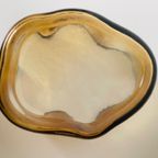 Amberkleurige Tray Dik Glas thumbnail 3