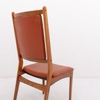 Set Of 6 Danish Mid-Century Modern Chairs By Hugo Frandsen For Spøttrup Stolefabrik thumbnail 9