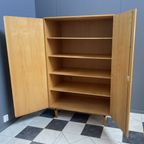 All Shelf Wardrobe Cabinet In Ash Wood By František Mezulánik For Novy Domov thumbnail 2