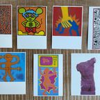 Keith Haring, Untitled, 1984, Vintage 1984-86, Set Of 7 Offset Lithograph Postcards thumbnail 10