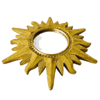 Vintage Gouden Zonnespiegel Hollywood Regency thumbnail 3