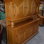 Buffet Wandkast Massief Eiken Met 3 Dubbele Toog thumbnail 2