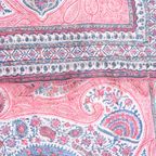 Antieke 19e Eeuwse Perzische Kalamkari/kalmikara Paisley Sjaal thumbnail 14
