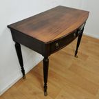 Antiek Vintage Mahonie Houten Sidetable, Bijzettafel 606 thumbnail 10