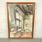 José Van Gucht - Aquarel - 'T Muzekot thumbnail 2