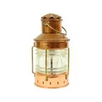 Kleine Scheepslamp Ankerlicht Nautisch Olielamp Rood Koper 23Cm thumbnail 10