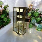 Vintage Mini Serre / Vitrine / Etagere Met Spiegelwand thumbnail 2