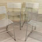 Set Van 4 Aero Wire Stoelen, Stapelbaar thumbnail 3