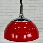 Rode Space Age Hanglamp Van Cosack Leuchten thumbnail 7