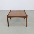 Vintage Salontafel Teak 1960 Omkeerbaar Blad thumbnail 3