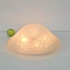 Vintage Xl Plafonniere Mushroom Plafondlamp Glas Mid Century thumbnail 2