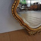 Vintage Barok Rococo Spiegel Kuifspiegel Schouwspiegel 119 thumbnail 18
