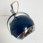 Blauwe Space Age Tafellamp, 1960’S thumbnail 4