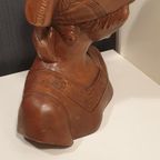 Kunsthars Buste Borstbeeld Jonge Vrouw Genummerd thumbnail 5