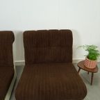 Space Age Fauteuil Bruin Met Kunststof thumbnail 11