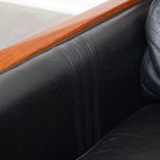 Schuitema Art Deco Design Fauteuil Uit De Decoforma Serie Met Zwart Leer thumbnail 5