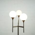 Floor Lamp With Chrome And Glass By Gaetano Sciolari Italy thumbnail 3