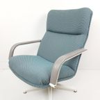 Vintage Artifort Draaifauteuil | De Ploeg Stof 'Grape' thumbnail 11