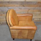 Leren Fauteuil Zware Kwaliteit Schapenleer thumbnail 7